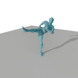 A Roundhouse Kick To The Side Of An Opponent