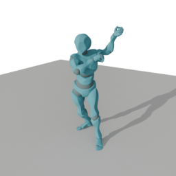 Advancing And Punching With Butt Of A Rifle