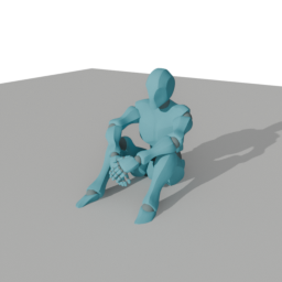 Arms Resting On Knees