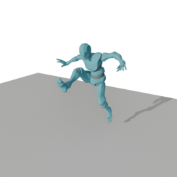 Backward Running Jump