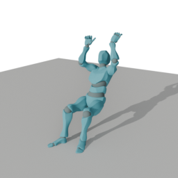 Blocking An Attack From Above While Sitting
