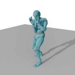 Blocking The Chest Area With Both Arms